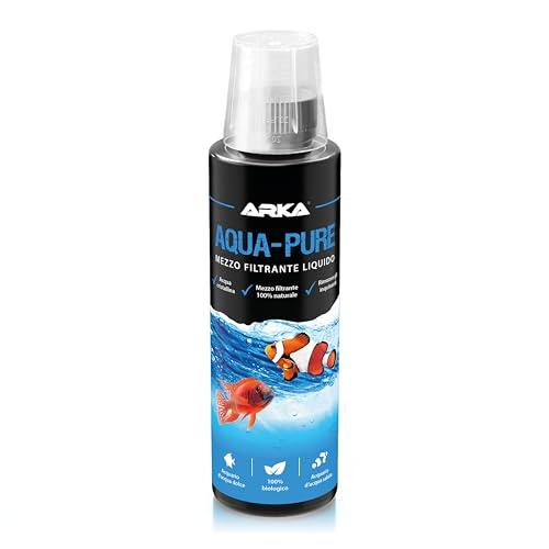 MICROBE-LIFT Chiarificatore Acqua Acquario 236 ml Aqua-Pure – elimina torbidità e impurità – per Acqua cristallina in Dolce e Marino – Biologico e Sicuro – con batteri vivi filtranti – ARKA