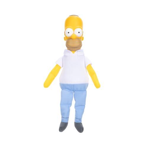 I Simpson Shelf Talkers Pupazzo parlante Homer Simpson Jakks Pacific, Peluche Parlante con Corpo Morbido e Testa in Plastica, Divertente Compagno di Gioco per Tutti i Fan dei Simpson