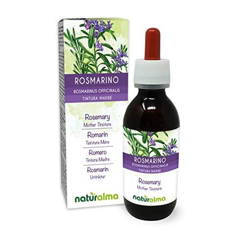 Rosmarino (Rosmarinus officinalis) foglie Tintura Madre analcoolica Naturalma - Estratto liquido gocce 120 ml - Integratore alimentare - Vegano