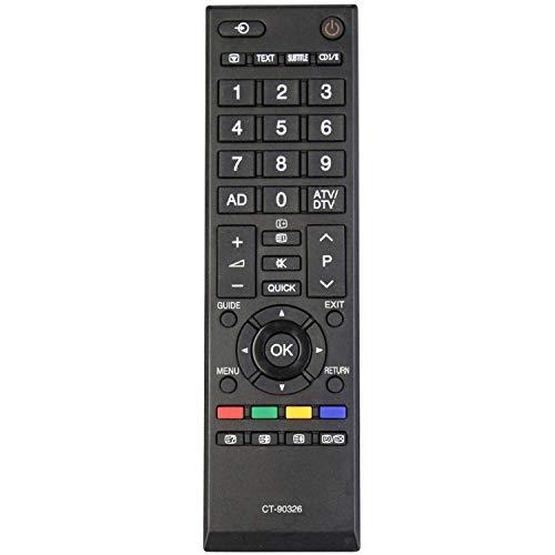 telecomando compatibile ct-90326 toshiba Applicabile a telecomando toshiba ct-90326 - telecomando universale toshiba Nessuna programmazione richiesta Compatibile con telecomando per tv toshiba