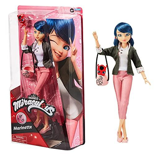 Bandai - Miraculous Ladybug - Manichino 26 cm - Marinette - Licenza ufficiale Miraculous - Manichino snodato di Marinette - Giocattolo per bambini dai 4 anni in su - P50005