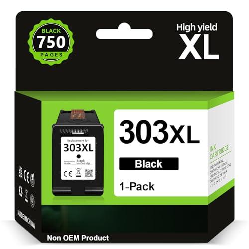 INKYEAH Cartucce 303 XL Nero, Cartuccia 303 Nero Rigenerato per Cartucce HP 303 Nero, Inchiostro Stampante 303 XL Compatibili con HP Envy Photo 7134 7830 6232 6230 7130 6220 6234 7100 7155 7800 7834