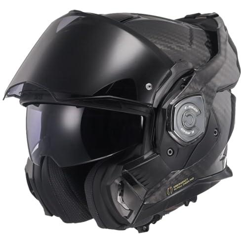 LS2, Casco moto modulare ADVANT X CARBON Gloss Carbon, XS