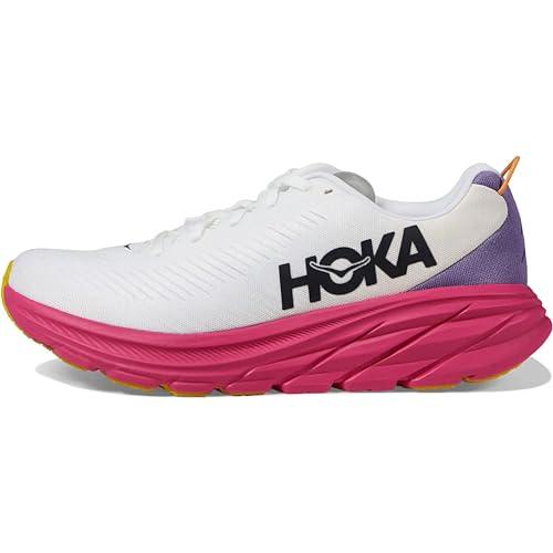 HOKA One One 1119396-BDBE W Rincon 3 Donna, Blanc DE Blanc/Eggnog EU 38