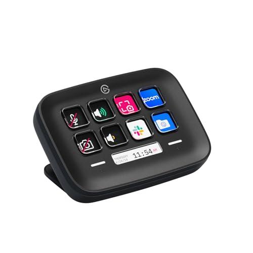 Elgato Stream Deck Neo (Nero) – 8 tasti personalizzabili, 2 Touch Point, velocizza attività e flussi di lavoro - controlla Word, Excel, PowerPoint, Teams, Zoom, Spotify e altro - per Mac e PC