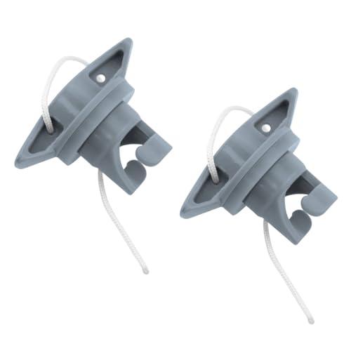 EVBOTGEE 2 tappi di ricambio per valvole gonfiabili, per gommoni, kayak, paddleboard, accessori per barche gonfiabili