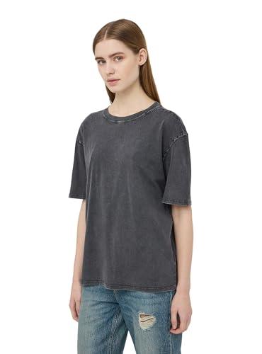 TERRANOVA T-Shirt Oversize Garment Dyed da Donna Colore Nero Garment Dyed Taglia M