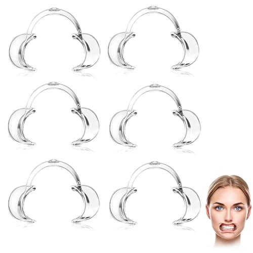 Divaricatore Guancia, 6 Pezzi Boca Dental Opener, Divaricatore per la Bocca Dental C-Forma Boca Dental Opener Sbiancamento dei Denti