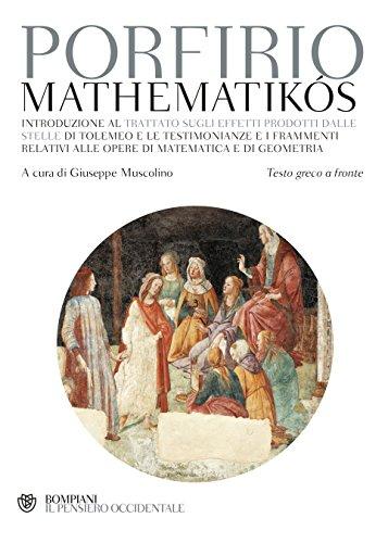 Mathematikós: Testo greco a fronte