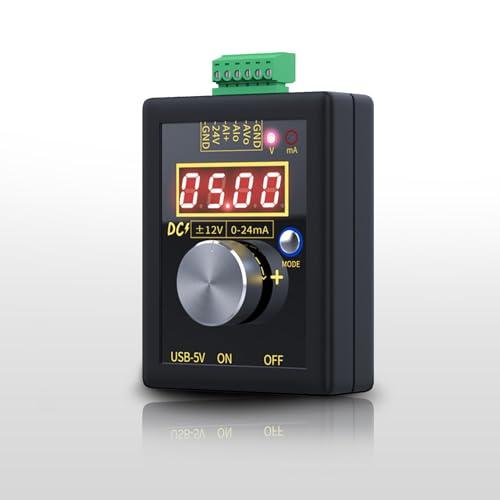 DEWIN Generatore di Segnale,Digitale 0-22mA 0-10V Generatore di Segnale ad Alta Precisione Generatore di Segnali 0-10V Trasmettitore di Corrente Generatori di Segnale Digitale