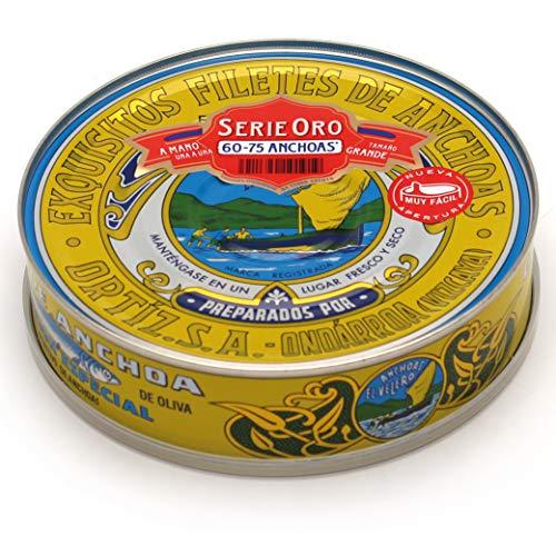 Ortiz Filetti di acciughe con olio di oliva lata 450g