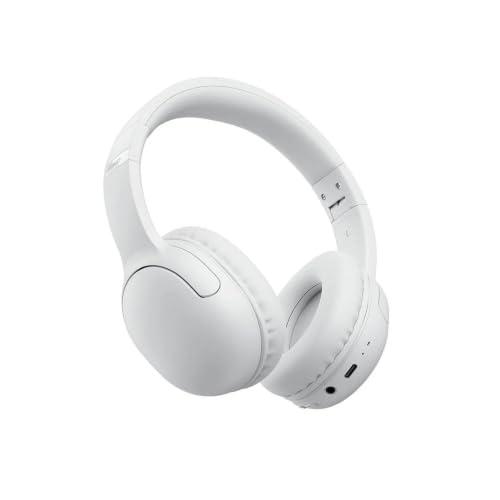 JVC HA-SG20BT-B Cuffie Bluetooth con archetto, fino a 17 ore di autonomia, design pieghevole, colore bianco
