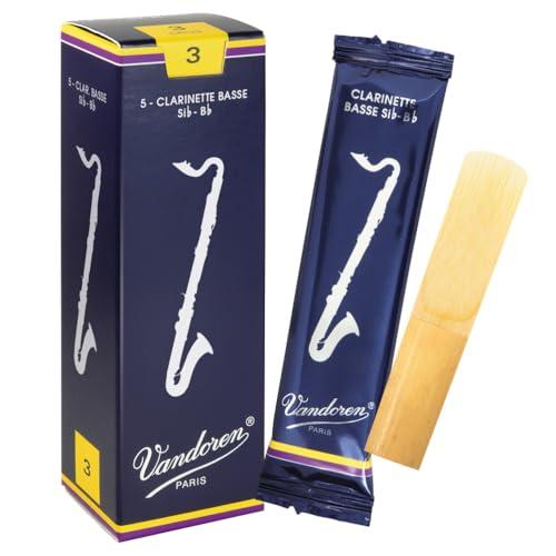 Vandoren CR123 Ancia per Clarinetto Basso, Forza 3