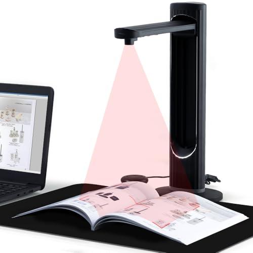 Savornest K2 Document Camera: Scanner per Libri da 23 MP, Tecnologia Auto-Flatten, Formato di Acquisizione A3, OCR Multilingue, SDK e Twain per Ufficio e Istruzione, Supporto Windows/MacOS