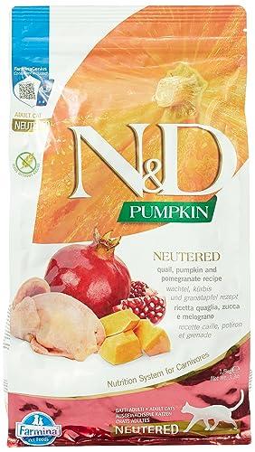 Farmina N&D zucca sterilizzata con quaglia e melograno per gatti