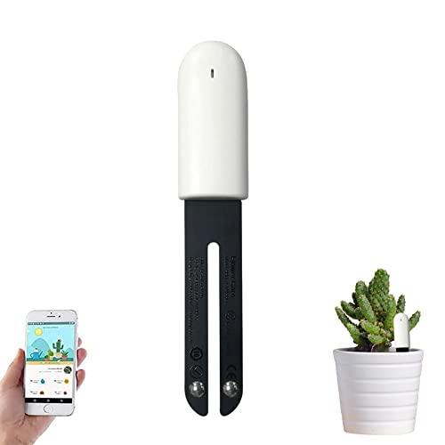 B BestCon 4 in 1 Sensore umidità Terreno, Igrometro Piante, Misuratore  umidità Terreno, Intelligente Tester del umidità/Luce/Fertilità/Temperatura,  per Mijia App e Interno(1 PCS)