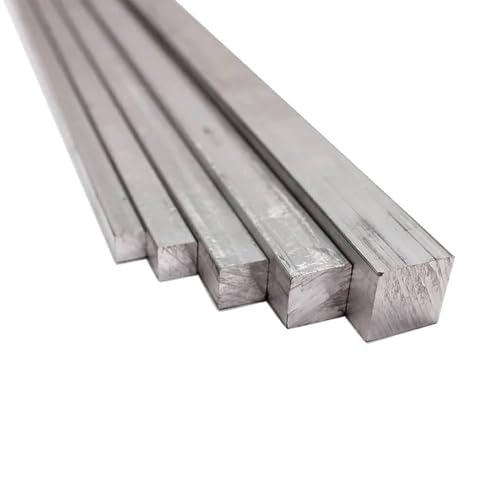Barra Quadra in Acciaio Inox Aisi 304 Da 6 a 30 mm in diverse lunghezze (Ø 8x8 mm lunga 1 Metro)