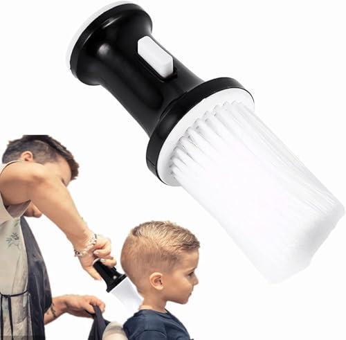 LATRAT Spazzola professionale multiuso per parrucchiere Clean Neck Duster Soft, Barber Haircut Tools con design Bottom Cap per aggiungere talco, taglia piccola