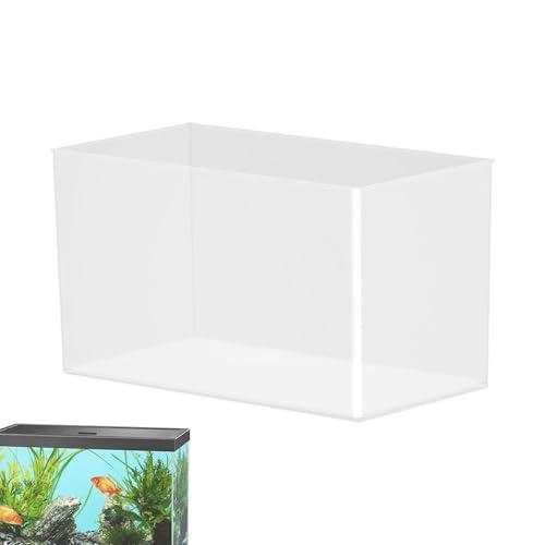 Mini acquario professionale per acquario, senza cornice, extra trasparente, compatto in PET per terrari di granchi, ragni e piccoli habitat, per amanti della natura
