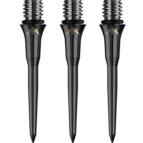 Mission Titan PRO - Punte di conversione per Freccette, in Titanio, morbide in Acciaio, Black - Smooth, 26 mm