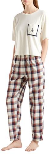 United Colors of Benetton 42FK3F00H Pantalone del Pigiama, Multicolor, XS Donna