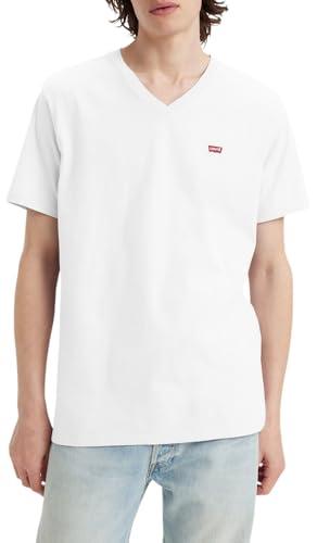 Levi's Original Housemark V-Neck, Uomo, White, L