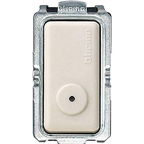 BTicino S5005F Serie Magic Pulsante 1 Modulo NO, 10A Illuminabile, Avorio