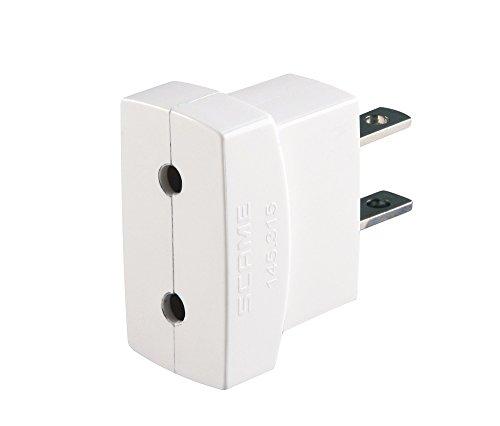 POLY POOL - PP0435Q Adattatore da Viaggio Europe To USA Smart e Compatto - Adattatore da Viaggio con Spina American 10A e Presa Italiana 10A 2P+T