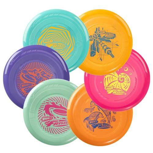 Wham-O Frisbee Go 2 Pack Dischi Volanti, Set di 22.86 cm Leggeri e Colorati per Principianti Bambini Ragazzi e Ragazze dai 5+ Anni, Gioco da Esterno per Spiaggia, Parco e Giardino - 70g (50140-V)