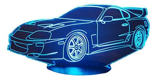 TOY. SUPRA, Lampada illusione 3D con LED - 7 colori.