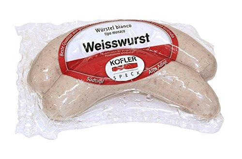 Würstel Bianco Monaco 4 pz SV ca. 350 gr. - Kofler Delikatessen