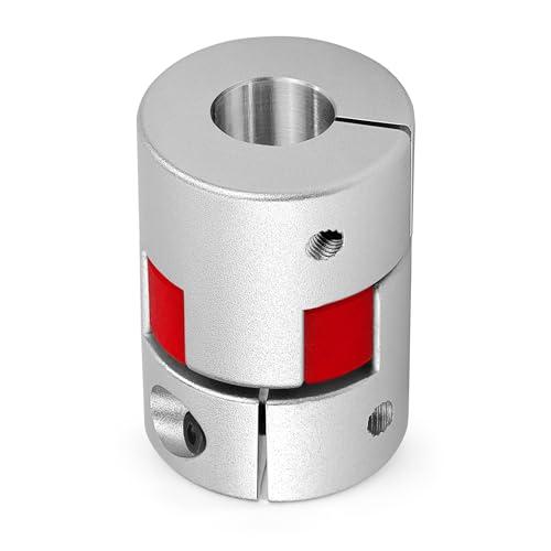 Albero Di Accoppiamento di Prugna da 8 mm a 8 mm, Morsetto Giunto Flessibile in Alluminio, Elastico Accoppiatore Motore Connettore Encoder per stampante 3D, macchine CNC (D20 L30)