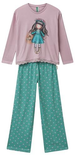 United Colors of Benetton Pig(Maglia+Pant) 3Y5E0P08U Set di Pigiama, Viola, L Bambina