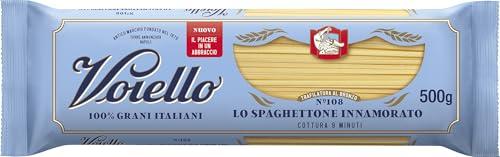 Voiello Lo Spaghettone Innamorato n. 108, Grani 100% Italiani, Pasta Trafilata Al Bronzo, 500 g