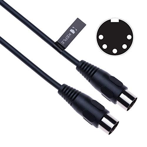Cavo MIDI 5 pin DIN Maschio Spina Connettore per Interfaccia midi, Tastiera Sintetizzatore Piano elettronica, Drum machine, Sequencer, Sampler, Campionatore, Processore d'effetto, Pad Conrtoller 2m