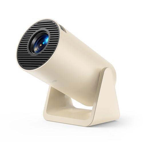 Mini Proiettore【Auto Keystone & Tiro Corto】20000 Lumen WiFi Bluetooth Portatile Videoproiettore Supporto 1080P Full HD, WiMiUS Proiettori Soffitto 270° Ruotabile, Proiettore da Esterno