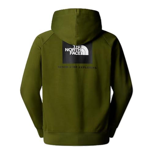 The North Face Raglan Box NSE Felpa con Cappuccio da Uomo Woodland Green/TNF Blac M