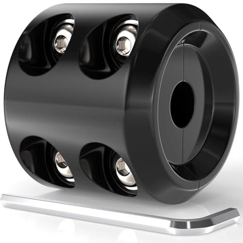 Greluma 1 Pezzo Gancio di sicurezza per cavo del verricello per ATV UTV SUV ORV, salvacavo in gomma, previene lo sfilacciamento e il rimbalzo.