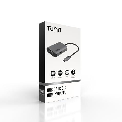 Adattatore HUB Multiporta da USB-C a HDMI/VGA/PD