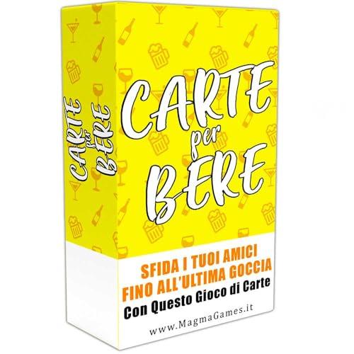 Magma Games | CARTE PER BERE - Giochi da Tavolo Adulti Alcolici - Drinking Game - Regali Simpatici e Divertenti - Idee Regalo per Lei e Lui, per Natale, Amica, Amiche
