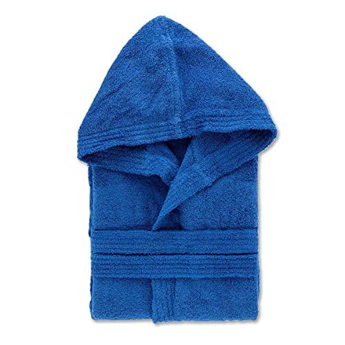 Leonardo Home - accappatoio uomo/donna 100% cotone - accappatoio con Cappuccio in morbida spugna 100% cotone.