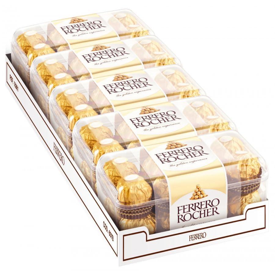 Ferrero Rocher T16, 200 g, confezione da 5