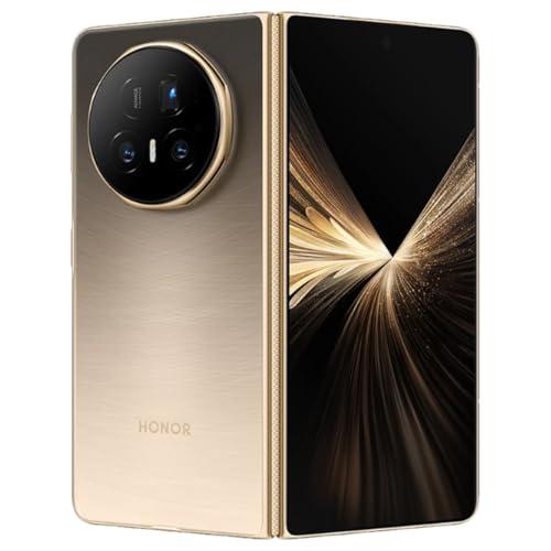 HONOR Magic V​5 5G ​ (MBH-N49) Telefono cellulare AI, senza SIM, 512 GB di memoria 1 6 GB di RAM, ​​Dual SIM, Android 1​5, smartphone con schermo pieghevole - Dawn Gold