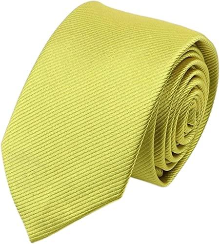 EFARMA ❀ Cravatte da uomo, Cravatta lunga da smoking da sposo da sposo in tinta unita da 6 cm, sottile, formale, a righe (Color : H, Size : 145cm)