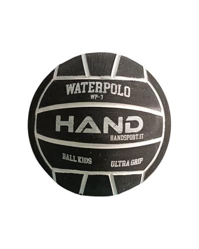 Hand Sport Pallone da Pallanuoto, Extra Grip, misura 3 (Nero)