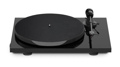 Pro-Ject E1, Giradischi Plug & Play Entry Level con OM5e e interruttore elettronico di velocità 33/45 (nero)