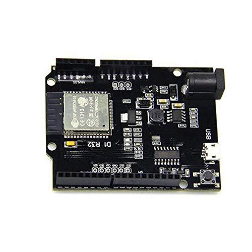 Hailege UNO R3 D1 R32 ESP32 ESP-32 CH340G Scheda di sviluppo WiFi Bluetooth 4MB Flash con Micro USB per
