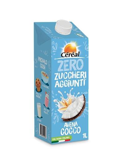 Céréal Drink Avena Cocco Senza lattosio, Latte di cocco senza zuccheri aggiunti, made in Italy, 1 L