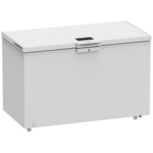 Whirlpool W3RHS37EW2 Congelatore a Pozzetto Bianco, 371 Litri, Statico, Classe E, Display Touch, Sistema di controllo Elettronico, 85x133x70,5 cm (AxLxP)