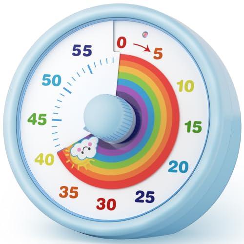 SIMQELLI Timer Visivo Bambini 60 Min Conto alla Rovescia Gestione del Tempo